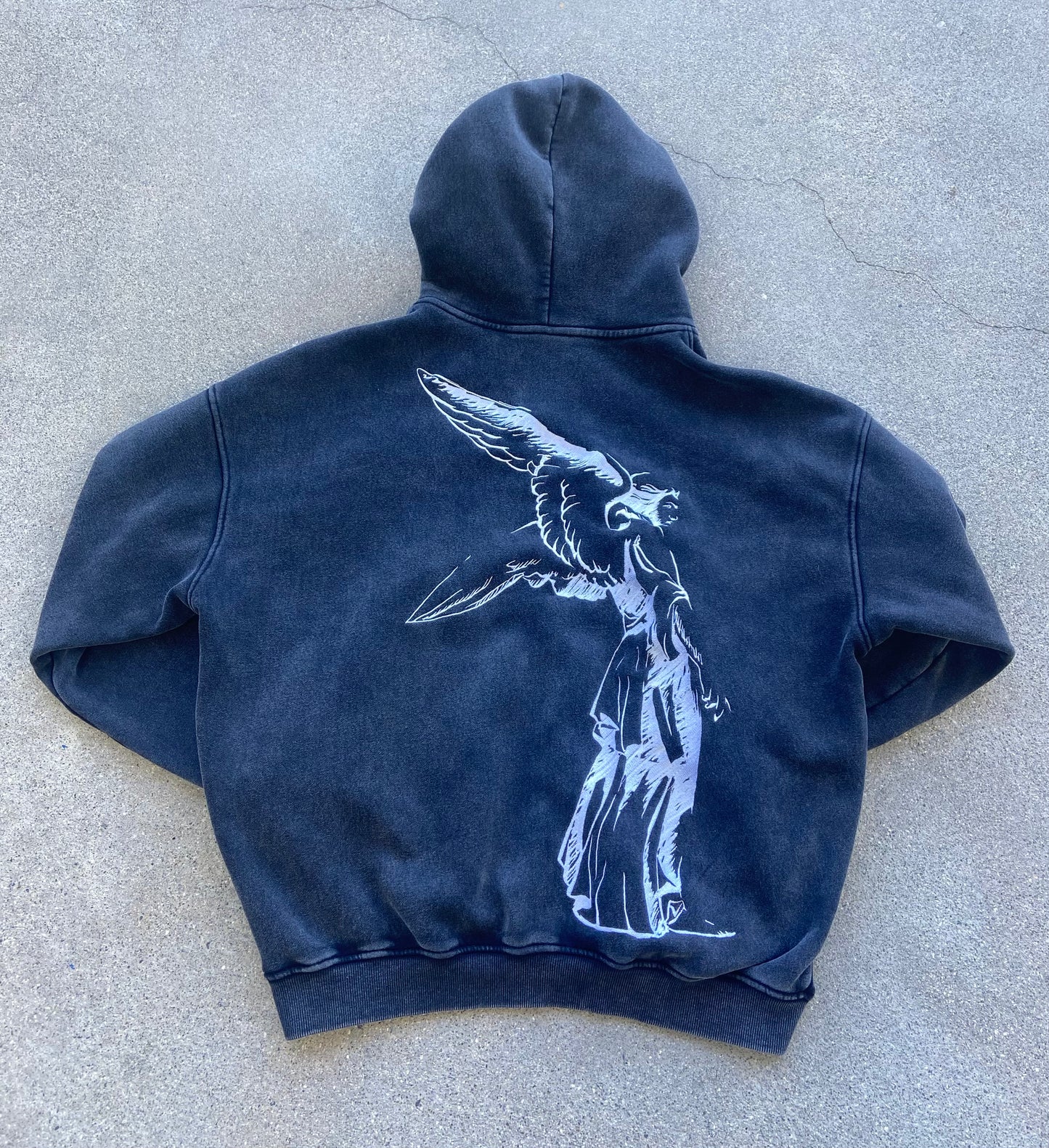 Angel of Resurrection Embroidered Zip Up